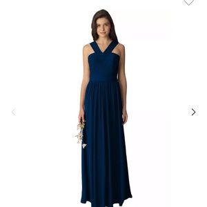 NWT Bill Levkoff Dress Style 1276 in Navy size 10